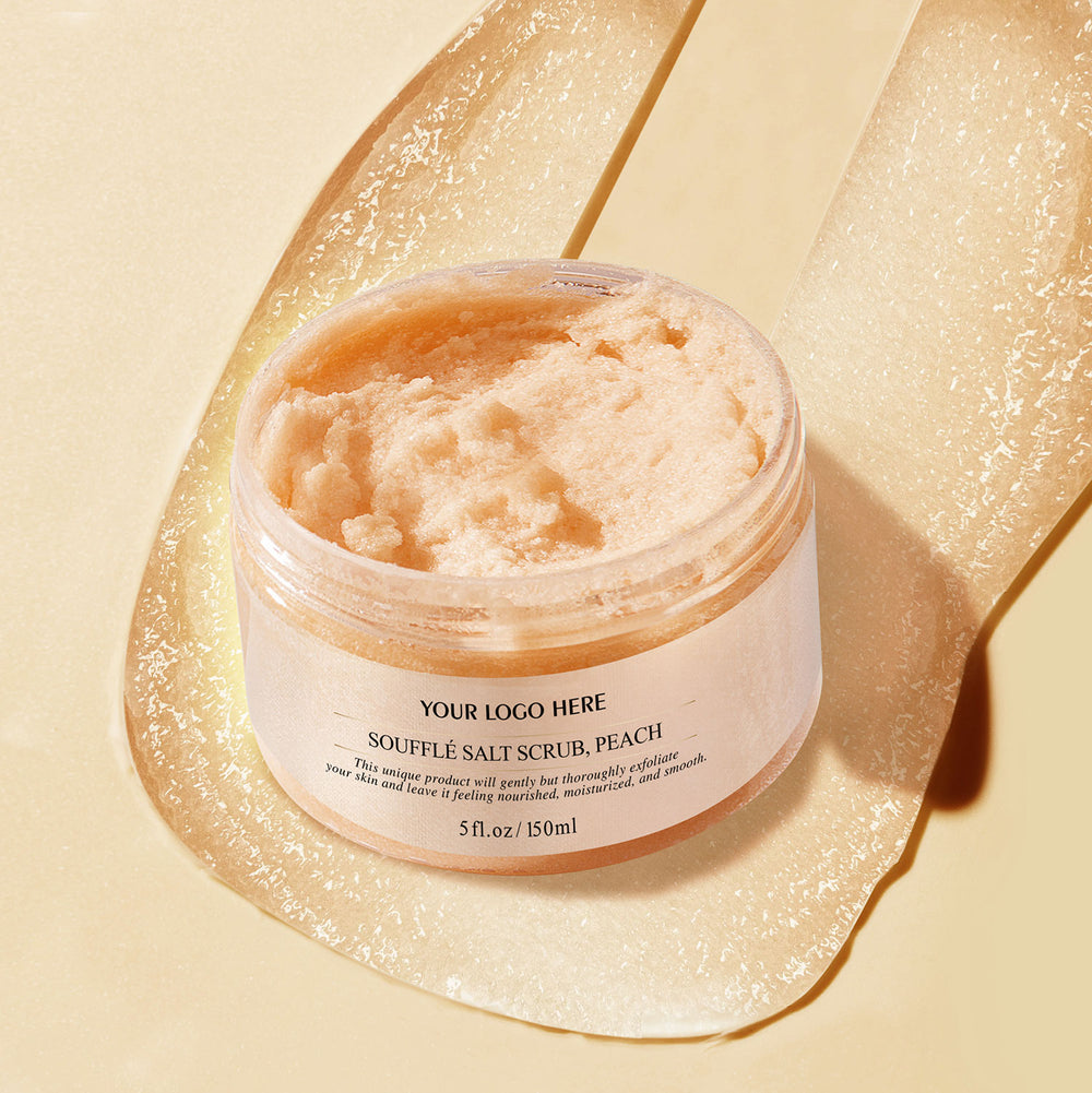 Soufflé Salt Scrub, Peach