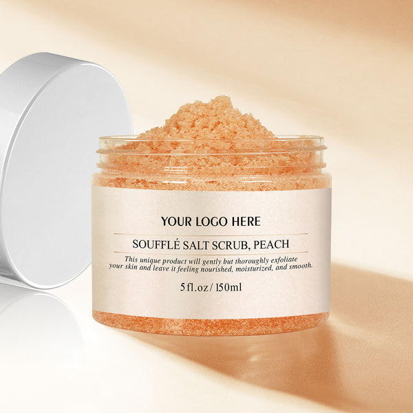 Soufflé Salt Scrub, Peach