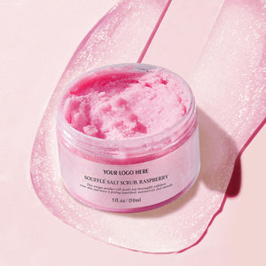 Soufflé Salt Scrub, Raspberry